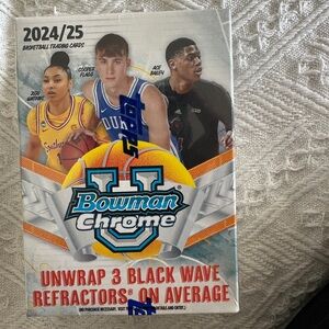2024-25 Bowman University Chrome Basketball - Factory Sealed - Value Box